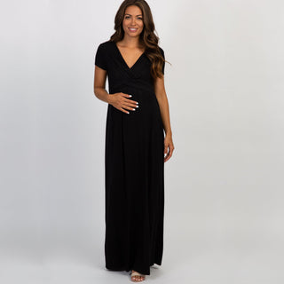 Comfy V-Neck Maternity Dress W2002