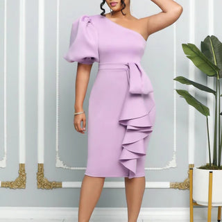 Elegant Off Shoulder Bodycon Maternity Gown W2037