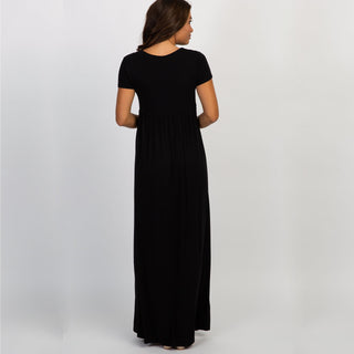 Comfy V-Neck Maternity Dress W2002