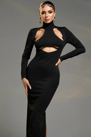 Arabella Long Sleeve Cut-Out Dress W3003